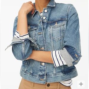 Jcrew classic jean jacket size small